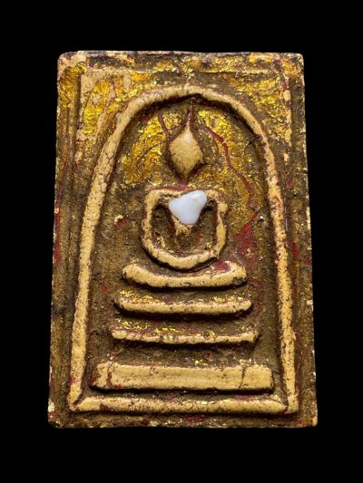 พระสมเด็จพิมพ์ใหญ่ หลังระฆัง ลงรักปิดทอง กรุวังหน้า สมเด็จโตปลุกเสก