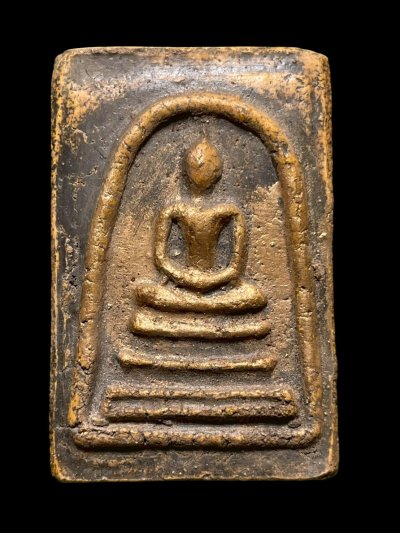 พระสมเด็จพิมพ์ใหญ่ หลังอักษรจีน ลงรักปิดทอง กรุวังหน้า สมเด็จโตปลุกเสก