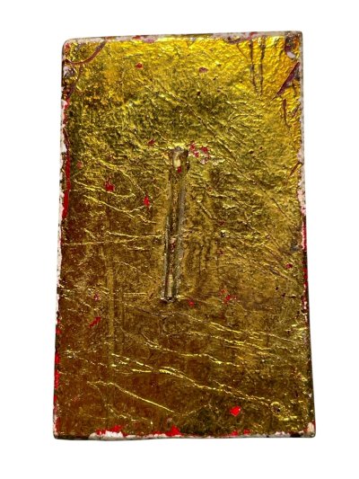 พระสมเด็จพิมพ์ใหญ่โรยพระธาตุหลากสี ลงรักปิดทอง กรุวังหน้า สมเด็จโตปลุกเสก