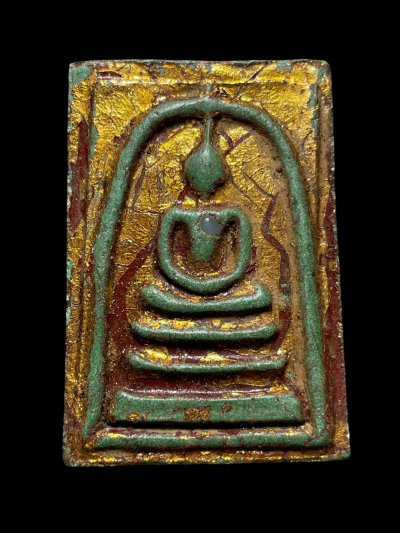 พระสมเด็จพิมพ์ใหญ่ หลังระฆัง ลงรักปิดทอง กรุวังหน้า สมเด็จโตปลุกเสก