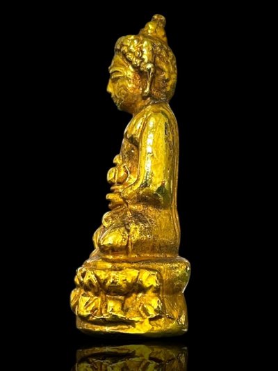 พระกริ่งปวเรศพิมพ์เฉลิมพลพระยศใหญ่ ปี 2416 เนื้อกะไหล่ทอง