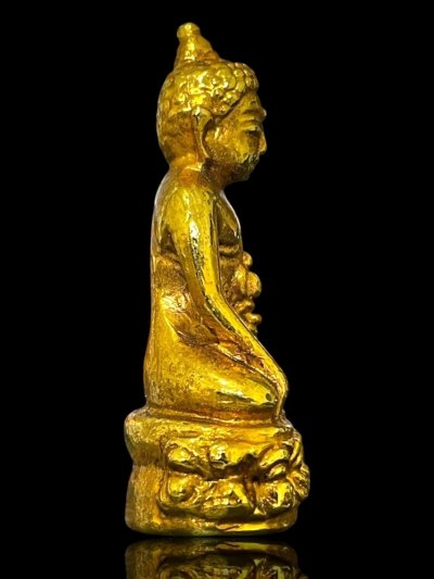 พระกริ่งปวเรศพิมพ์เฉลิมพลพระยศใหญ่ ปี 2416 เนื้อกะไหล่ทอง