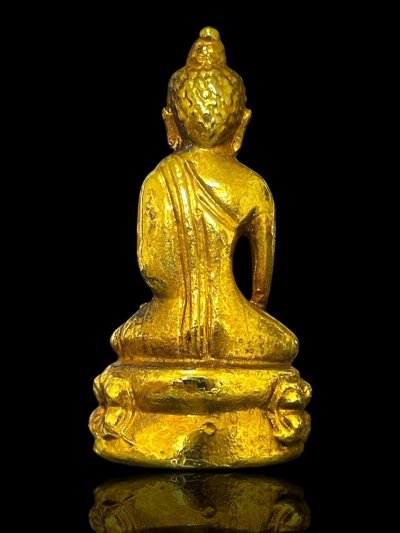 พระกริ่งปวเรศพิมพ์เฉลิมพลพระยศใหญ่ ปี 2416 เนื้อกะไหล่ทอง