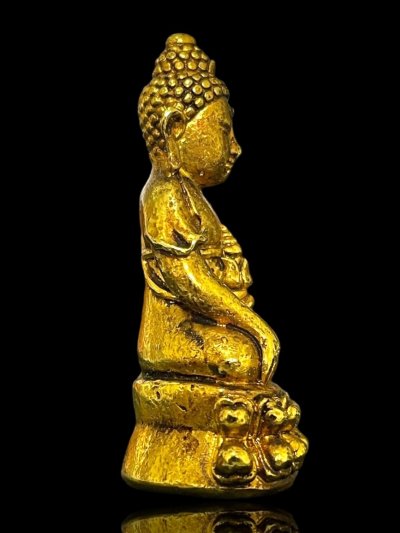 พระกริ่ง ทรงจีน โค๊ตจีน เนื้อกะไหล่ทอง วัดสุทัศน์