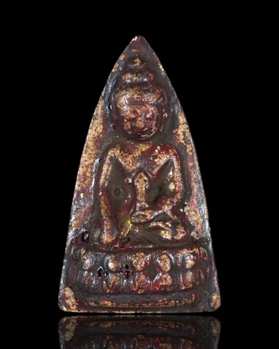 พระกริ่งครึ่งซีก เนื้อผง เจ้าคุณศรีฯ (สนธิ์) วัดสุทัศน์ ปี 2482  (วซ074)