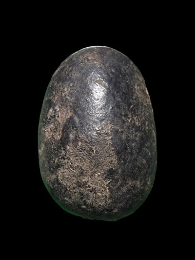 พระปิดตาหลวงพ่อไข่ เนื้อผงคลุกรัก จุ่มรักหนา ฝังตะกรุดทองคำ 3 ดอก วัดเชิงเลน กรุงเทพมหานคร