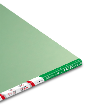 แผ่นยิปซัมมอยส์บล็อก ตราช้าง (ทนชื้น)  MoistBloc