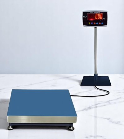 8801 เครื่องชั่งตั้งพื้น หน้าจอแยก พิกัด 300 kg. - 500 kg.