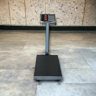 Ki เครื่องชั่งตั้งพื้นเสาพับได้ พิกัด 60 kg. - 150 kg.