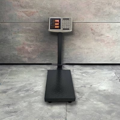 Ki เครื่องชั่งตั้งพื้นเสาพับได้ พิกัด 60 kg. - 150 kg.