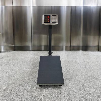 Ki เครื่องชั่งตั้งพื้นเสาพับได้ พิกัด 60 kg. - 150 kg.