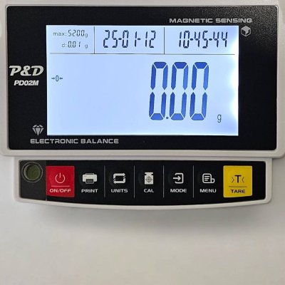 PD02M พิกัด 2200 g. - 5200 g. ค่าละเอียด 0.01 g.
