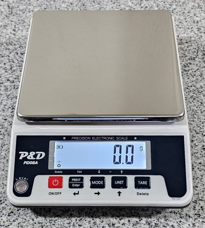 PD08A พิกัด 3000 g. - 10000 g. ค่าละเอียด 0.1 g.