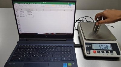 PD08A พิกัด 3000 g. - 10000 g. ค่าละเอียด 0.1 g.