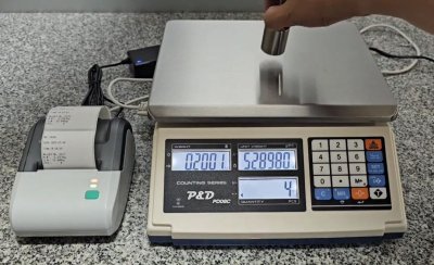 PD08C (เครื่องชั่งนับจำนวน) พิกัด 3000 g. - 30 kg.