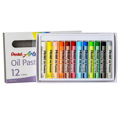 สีชอร์ค รุ่น PHN-12AS 1 กล่อง 12 สี Pentel