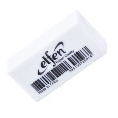 ยางลบดินสอ รุ่น EF350 สีขาว Elfen