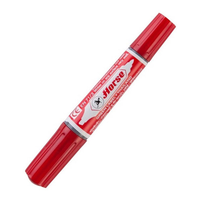 Horse ปากกาเคมี 2 หัว