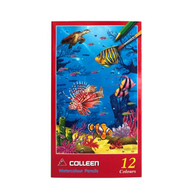 สีไม้ระบายน้ำ 12 แท่ง 12 สี Colleen
