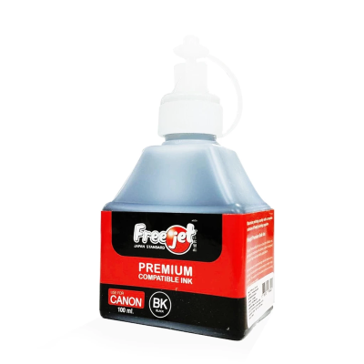 หมึกเติม Canon BK ขนาด 100 ml. Freejet