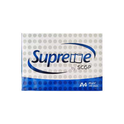 กระดาษ A4 ขนาด 80 แกรม 1 รีม Supreme