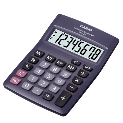 เครื่องคิดเลข รุ่น MW-8V-BK Casio