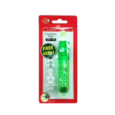 เทปลบคำผิด QJR-506 สีเขียว ขนาด 5 มม.Faber-Castell