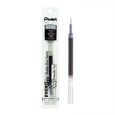 ไส้ปากกา สีดำ LRN5-A เบอร์ 0.5 Pentel