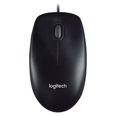 Logitech เมาส์มีสาย รุ่น M100r สีดำ