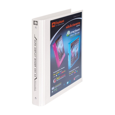 แฟ้มโชว์เอกสาร  รุ่น 444A4 ขนาด A4 Elephant ขาว