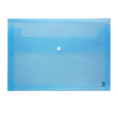 แฟ้มกระดุมเม็ดเดียว แบบขยายข้าง (แบบใส) ขนาด A4 รุ่น A-154 ORCA