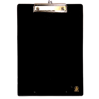 คลิบบอร์ดพลาสติก A4 คละสีทึบ ORCA