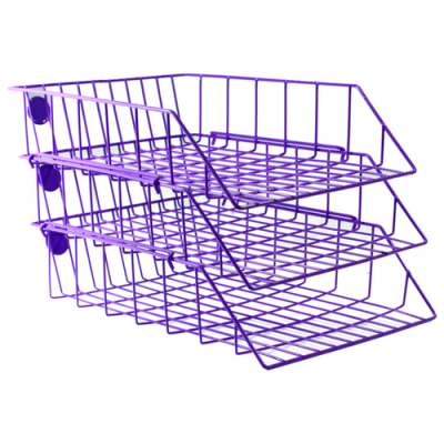 ตะกร้าเอกสารลวดเคลือบสี 3 ชั้น No.78 ORCA