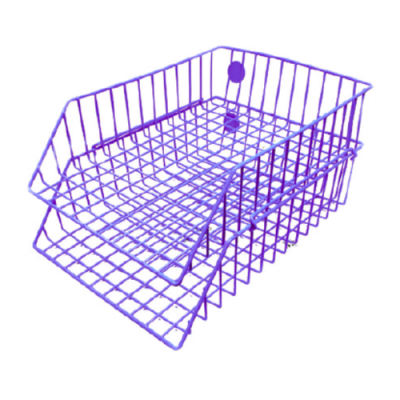 ตะกร้าเอกสารลวดเคลือบสี 2 ชั้น No.78 ORCA