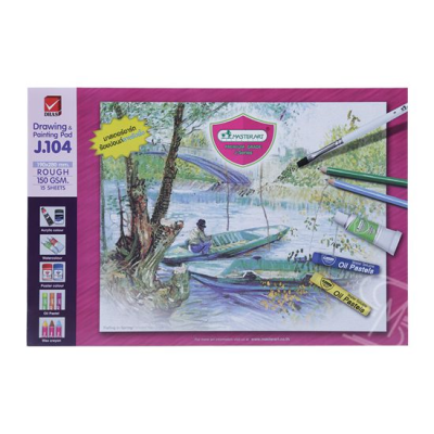 สมุดวาดเขียน Master Art รุ่น J104 ขนาด 7.5x11 นิ้ว