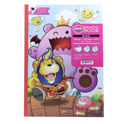 สมุดวาดภาพ Master Art D-212 100G 10 แผ่น