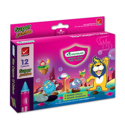 สีเทียนจัมโบ้ วาดง่าย สีสันสดใส