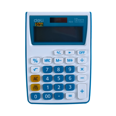 เครื่องคิดเลข 3 นิ้ว 12 หลัก รุ่น DL-1122 Deli