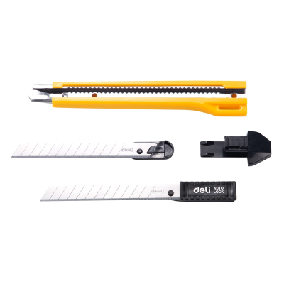 คัดเตอร์ No.2031 สีเหลือง Deli