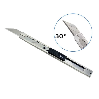 คัตเตอร์ สแตนเลส ขนาดเล็ก  30 องศา NO.2034 DELI