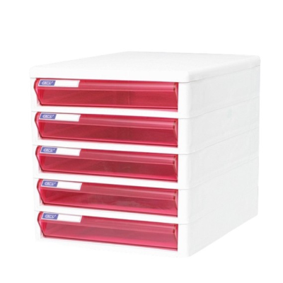 ตู้เอกสาร รุ่น TCB-5 โครงขาว 5 ชั้น Orca  ขนาด A4