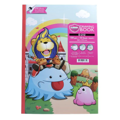 สมุดวาดภาพ Master Art D-212 100G 10 แผ่น