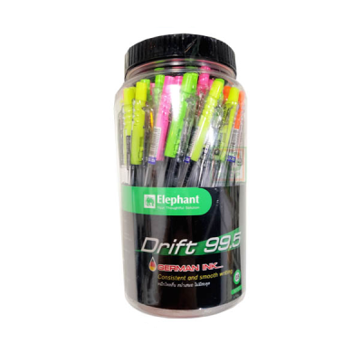 ปากกาลูกลื่น 0.7 มม. สีน้ำเงิน Elephant รุ่น  Drift 99