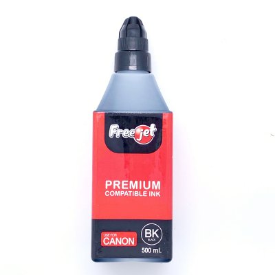หมึกเติม BK 500 ml. Free jet CANON