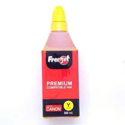หมึกเติม Y 500 ml. Free jet CANON