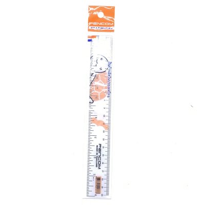 ไม้บรรทัดพลาสติก  ขนาด 20 ซม. Pencom