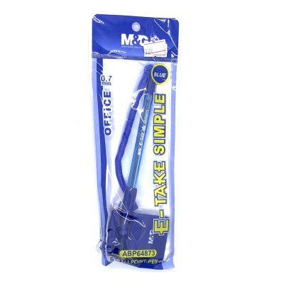 ปากกาตั้งโต๊ะ สำหรับให้บริการการ เส้นชัด มีเชือกสำหรับยึดกับที่