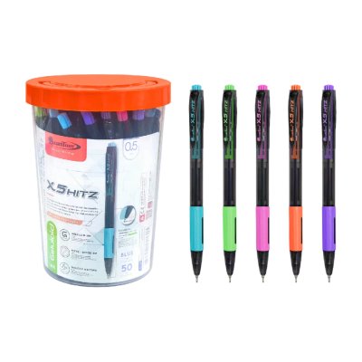 Quantum 007 HITZ ปากกาลูกลื่น สีแดง ขนาด 0.7 50 แท่ง