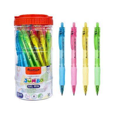 Quantum Jumbo ปากกาหมึกเจล สีน้ำเงิน ขนาด 0.5 30 แท่ง