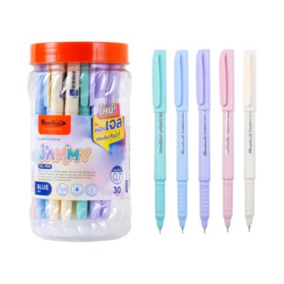 Quantum Jammy ปากกาหมึกเจล สีน้ำเงิน ขนาด 0.7 30 แท่ง